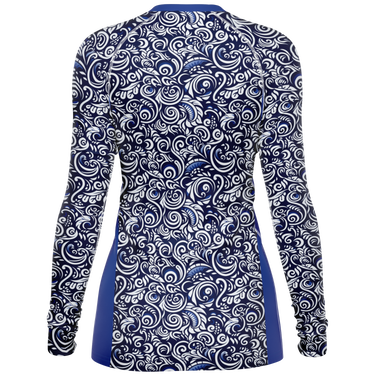 Chokefish™ Long Sleeve Rashguard Maori Woman's Shirt-015